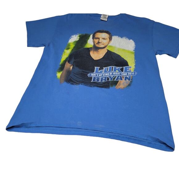 Luke Bryan That's My Kind Of Night Tour 2014 Unisex Cotton T Shirt Size Medium - Picture 8 of 12